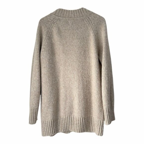 GAP Women's Cream Cardigan Wool Blend Sweater - Picture 4 of 6